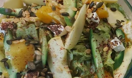 سالاد سبزه باغ 