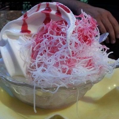 فالوده شیرازی با بستنی