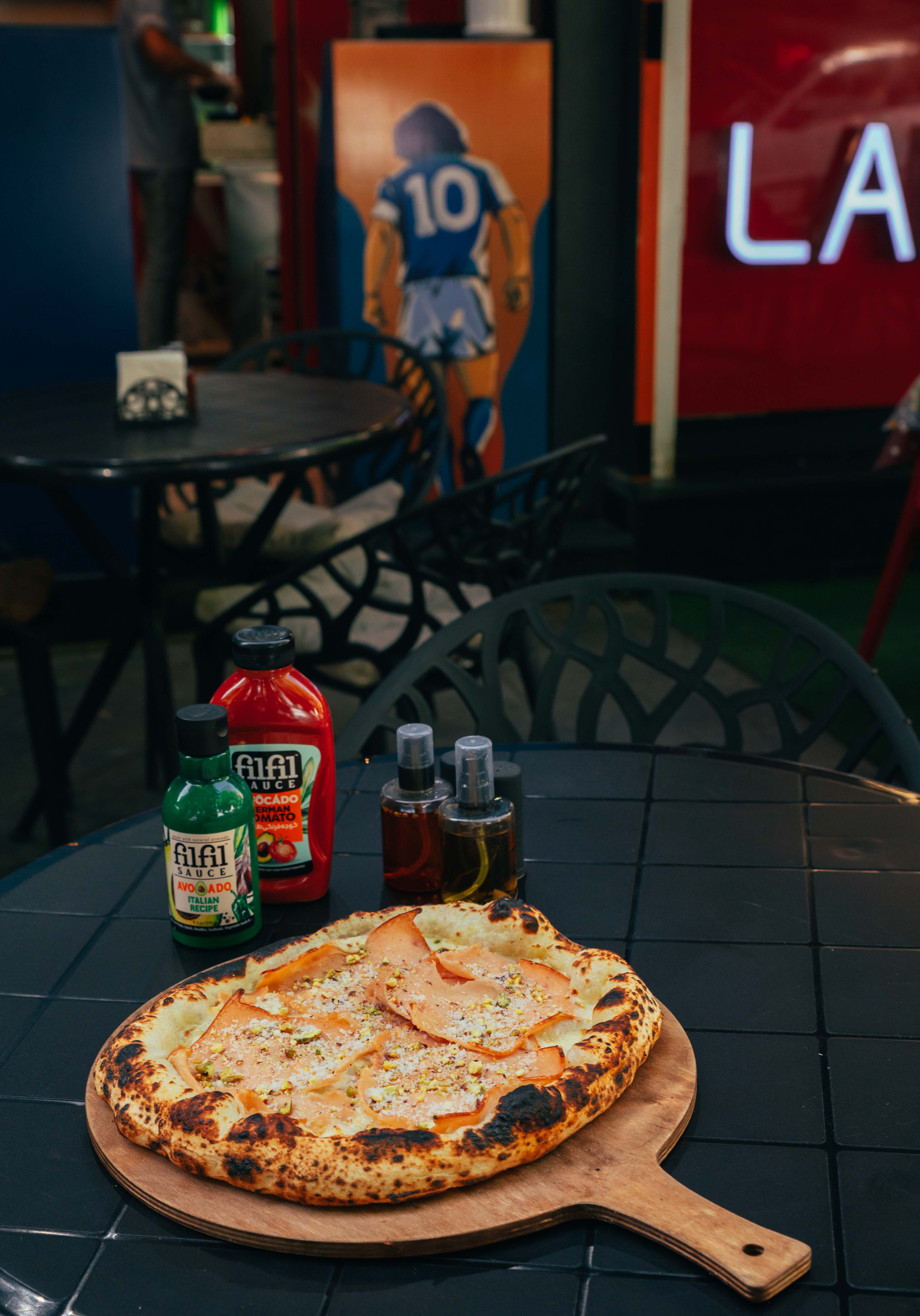  پیتزا ناپُلیتن -بوقلمون پسته