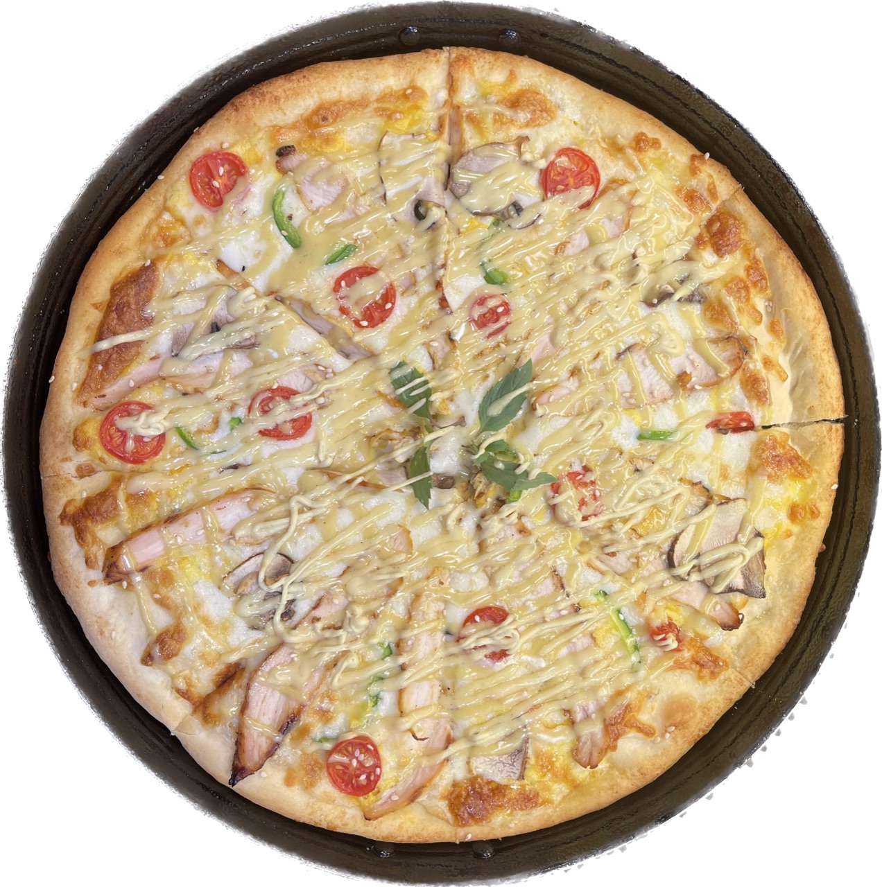 پیتزا چیکن آلفردو ایتالیایی