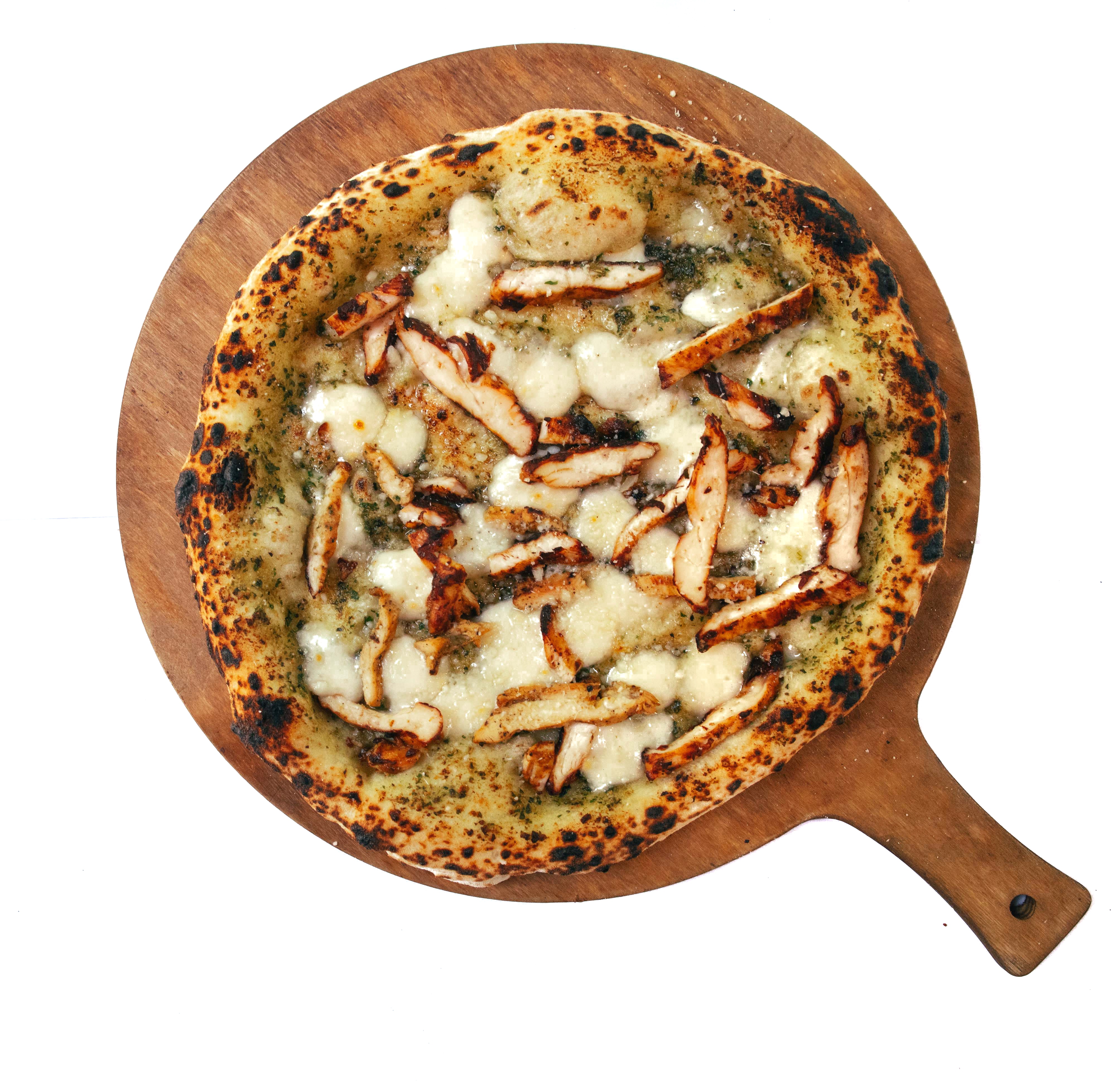 پیتزا ناپُلیتن - مرغ پستو