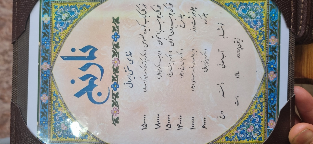 منو چلوکبابی نارنج 