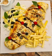 ساندویچ هات داگ بزرگ باروک